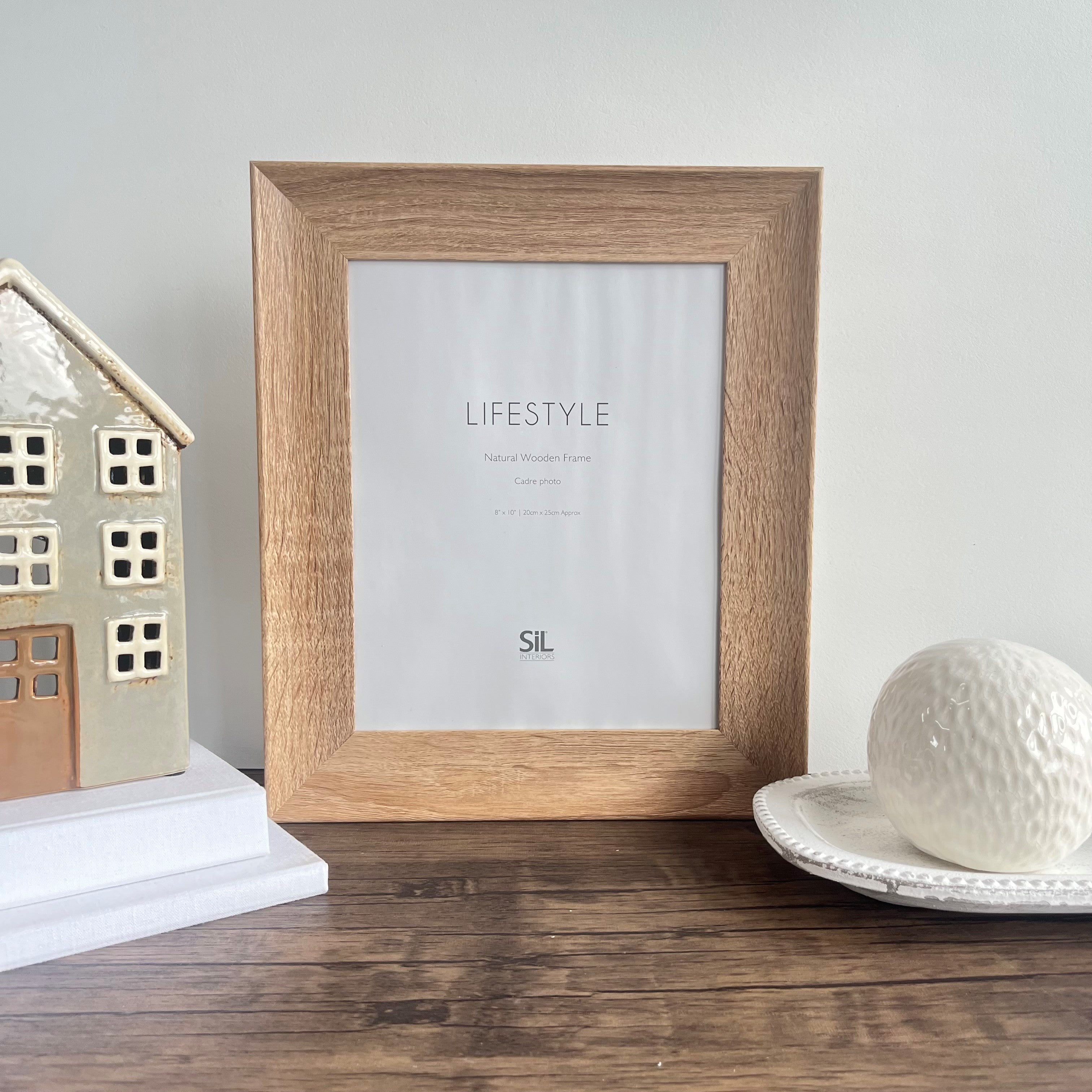 10x8 Wood frame in room setting