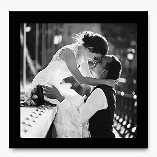 Oxford Square Black Photo Frame 6x6" No Mount - photoframesandart