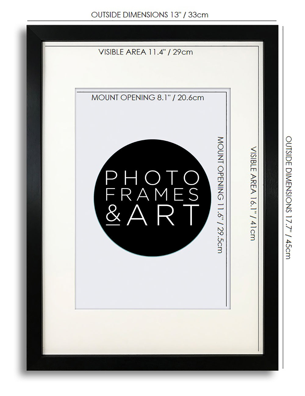 a4 mounted frame