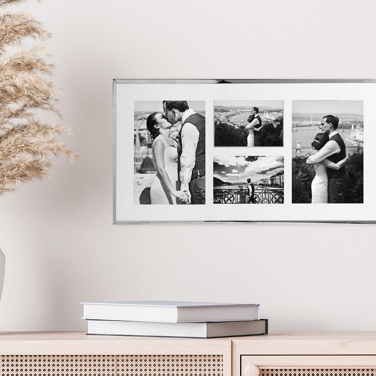 Silver Plated Fine Multi Photo Frame 4 apertures Photo Frames & Art