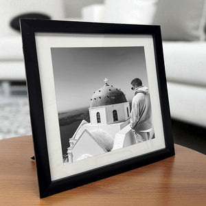 10x10 Frame For 8x8 With Glass | Silk Black