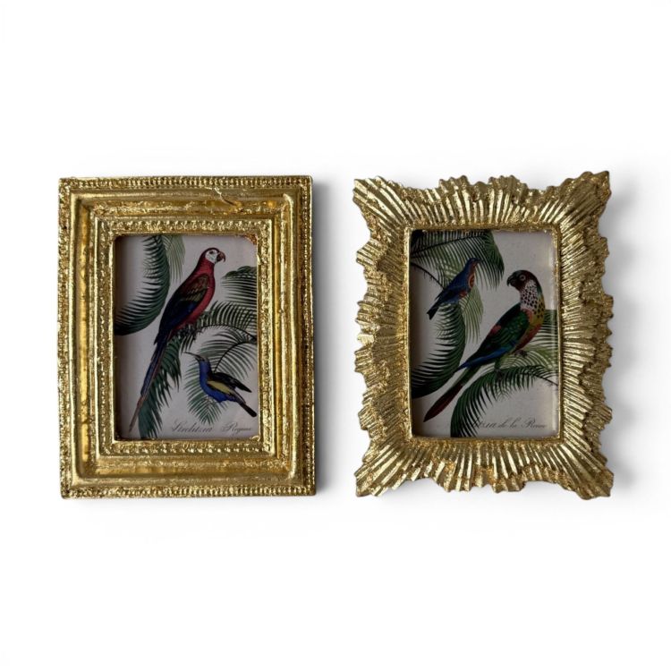 Sunburst Mini Gold Frames | Set of 2