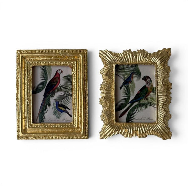 Sunburst Mini Gold Frames | Set of 2