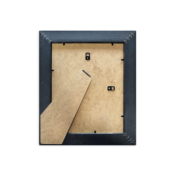 10x8" Shabby Chic Photo Frame With Soft White Mount | Vintage Black