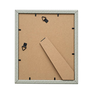 10x8" Photo Frame | Green Gingham