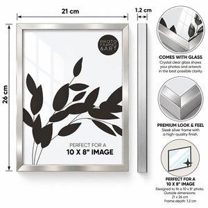 Silver Plated Fine Metal Photo Frame | Available in 4 Sizes