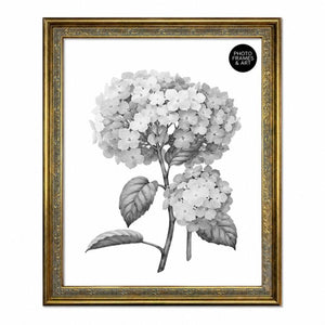 10x8" Traditional Antique Style Picture Frame | Gold