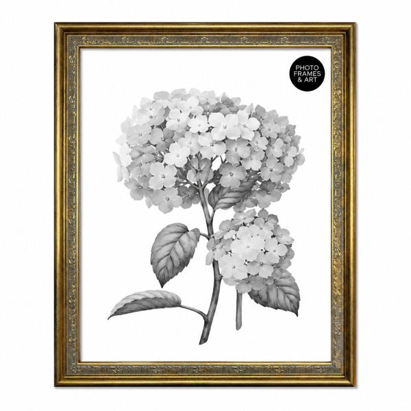 10x8" Traditional Antique Style Picture Frame | Gold