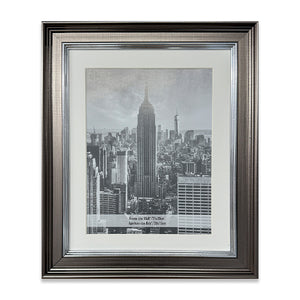 Everyday 10x8 Photo Frame With Mount | Geneva Gunmetal