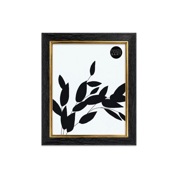 Black and Gold Photo Frame | 10x8"