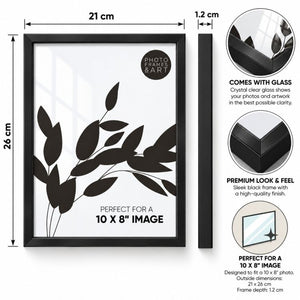 Black Metal Photo Frame | Available in 5 Sizes