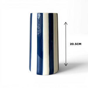 Blue Stripe Vase | 20.5 cms