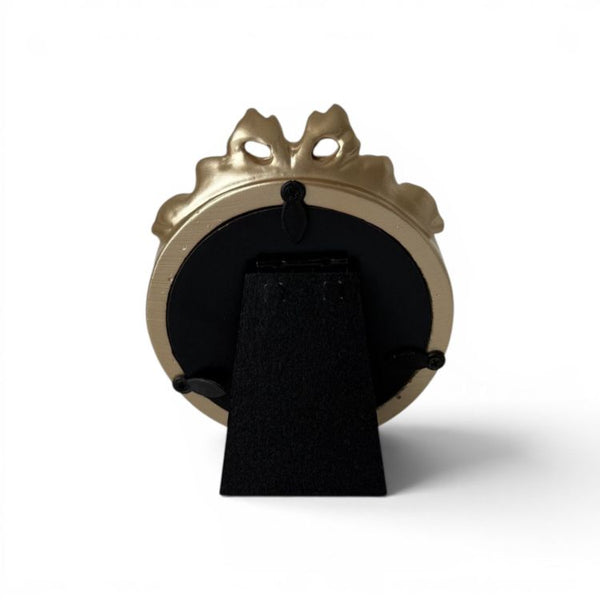 Mini Bow Circular Frame| Gold Effect