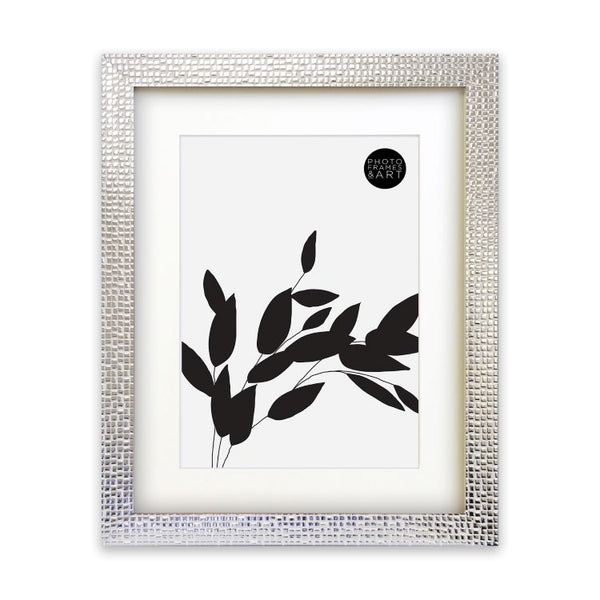 Everyday 12x10" Photo Frame With Mount | Henley Chrome