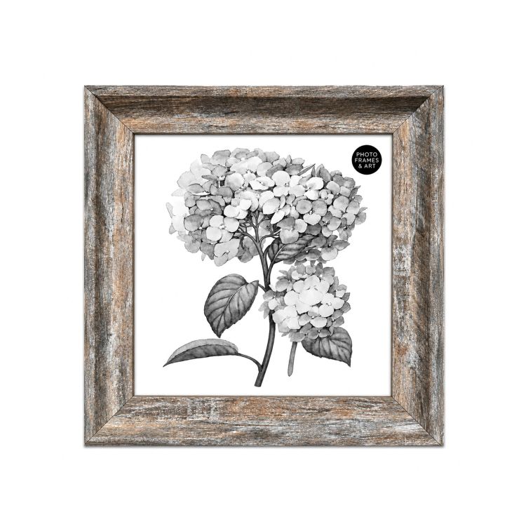 12x12 Photo Frame With Glass | Devon Washed Brown