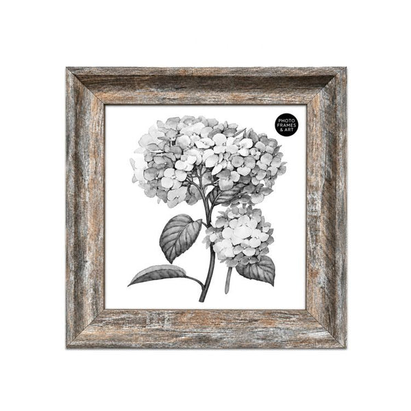 12x12 Photo Frame With Glass | Devon Washed Brown