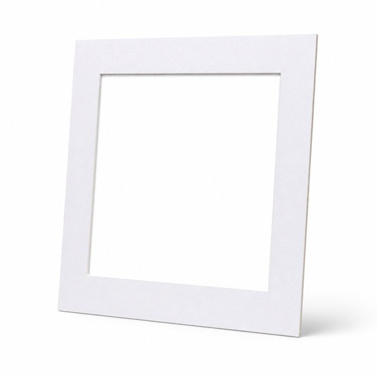 12x12" for 10X10" Image Mount | Bright White