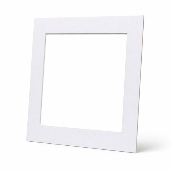 12x12" for 10X10" Image Mount | Bright White