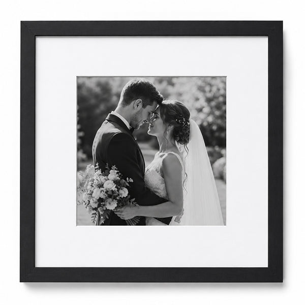 12x12" for 8x8" Image Mount | Bright White