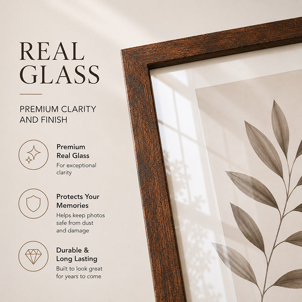 Square 12x12" Frame With Glass | Oxford