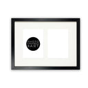 7x5 Multi Photo Frame - 15x11" Collage Frame | Oxford Black