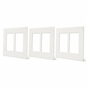 12x10" for 2 6x4" Images Mount | Soft White