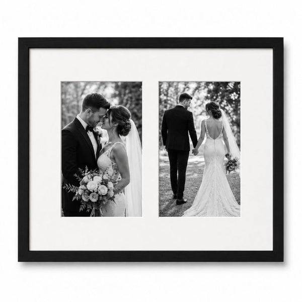 12x10" for 2 6x4" Images Mount | Soft White