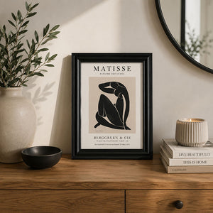 12x10 Photo Frame with Glass | Surrey Black