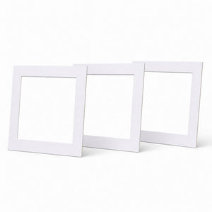 12x12" for 10X10" Image Mount | Bright White