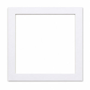 12x12" for 10X10" Image Mount | Bright White