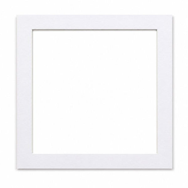 12x12" for 10X10" Image Mount | Bright White