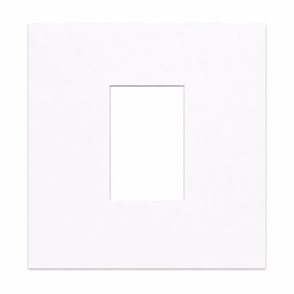 12x12" for 6x4" Image Mount | Bright White