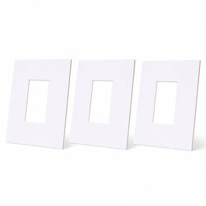 12x12" for 7x5" Image Mount | Bright White