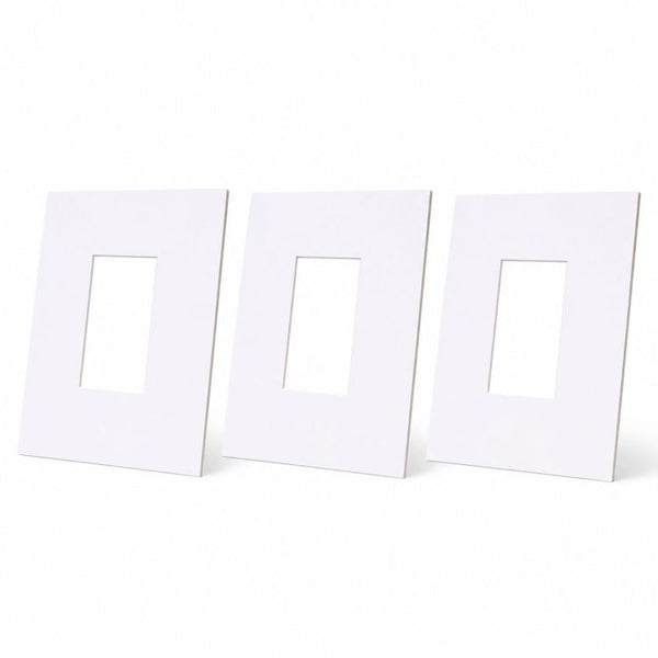 12x12" for 7x5" Image Mount | Bright White