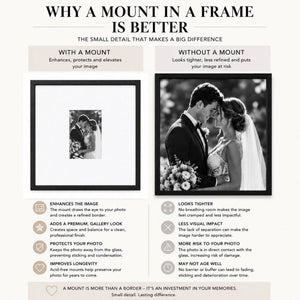 12x12" for 7x5" Image Mount | Bright White