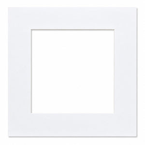 12x12" for 8x8" Image Mount | Bright White