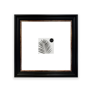 12x12" Shabby Chic Photo Frame with Mount | Vintage Black