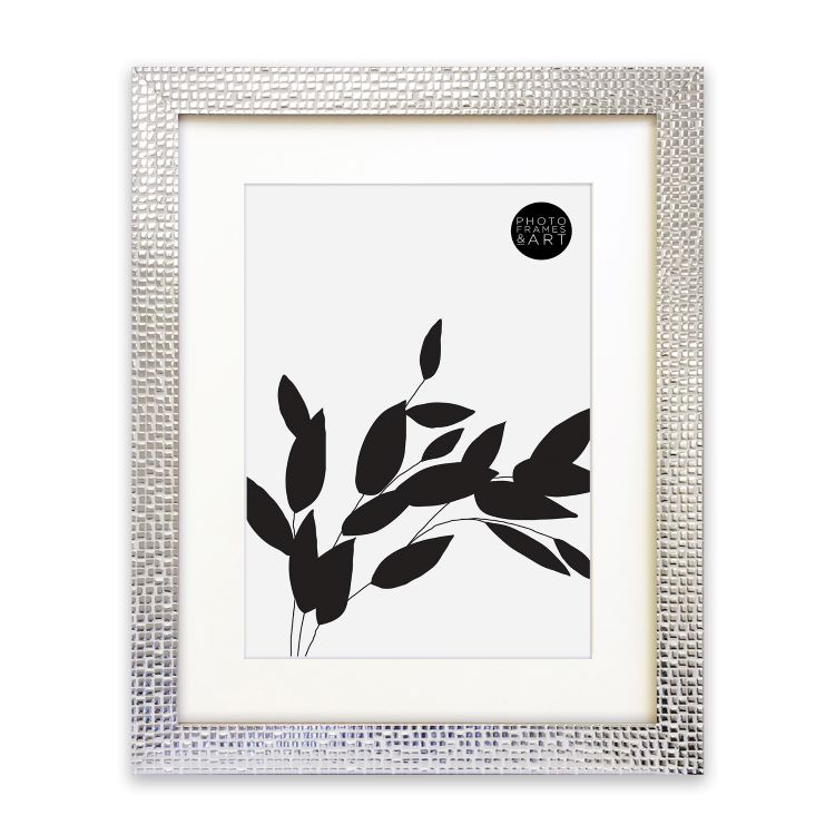 Everyday 14x11" Photo Frame With Mount | Henley Chrome