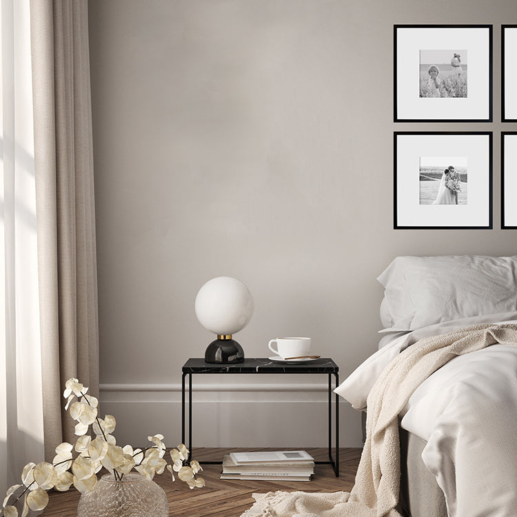 Mood Shot of Oversized Mount Wooden 14x14 Black Frame for 6x6 