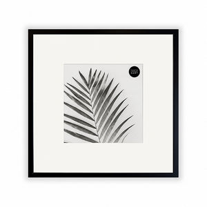 Oversized Mount Wooden 14x14" Black Frame For 8x8" | Signature Collection