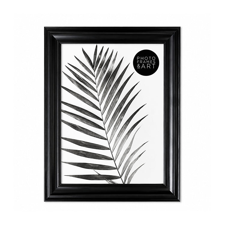 14x11 Photo Frame with Glass | Surrey  Black