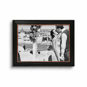 14x11" Shabby Chic Photo Frame | Vintage Black