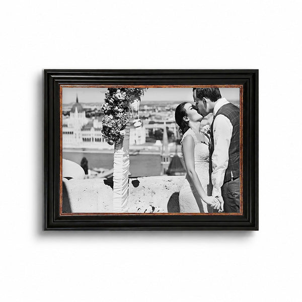 14x11" Shabby Chic Photo Frame | Vintage Black