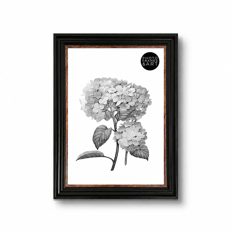 14x11" Shabby Chic Photo Frame | Vintage Black