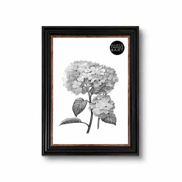 14x11" Shabby Chic Photo Frame | Vintage Black