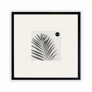Oversized Mount Wooden 14x14" Black Frame For 6x6" | Signature Collection