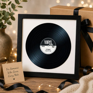 Set of 3 12" Vinyl Frames with White Mount (14"x14") | Oxford Black