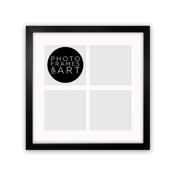 Oxford Multi Photo Frame 12x12" For x4 4x4" With Soft Cream Mount