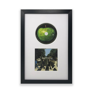 14x9" Oxford Black Photo Frame Suitable For A CD And It's Cover With A White Mount
