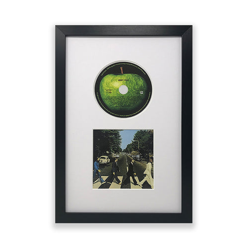 14x9" Oxford Black Photo Frame Suitable For A CD And It's Cover With A White Mount